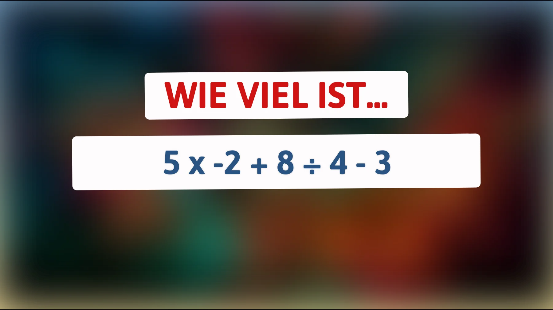 Lösen Sie dieses mathematische Rätsel, das selbst die klügsten Köpfe zum Schwitzen bringt!"